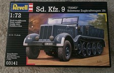 Revell Germany Sd.Kfz. 9 Schwerer Zugkraftwagen 1/72 03141 FAMO Model Open Box picture