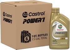 Castrol Power1 4T 5W-40 Full Synthetic Motorcycle Oil, 1 Quart, Pack 1 Quart  picture