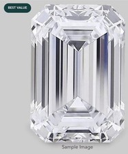 0.50-carat Emerald Cut lab-grown diamond with G color and VS1 clarity IGI Cert picture