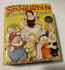 Original 1938 Snow White & the Seven Dwarfs 1st edition big little book vintage picture