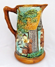 Antique Circa 1880's Large Majolica Pitcher by Mouzin, Belgium  Large Impressive picture