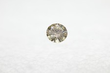 0.09 Carat Yellow Brown VVS1 Round Brilliant Natural EARTH MINED Diamond 2.77mm picture