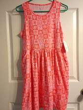 WONDER NATION GIRLS Multicolor Sundress with pockets Size XL 14-16 Plus NWT picture