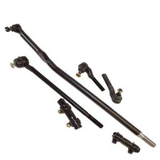 6 PC Kit Ford F250 HD 95-97 4WD Sleeves Center & Drag Link Outer Tie Rod End picture