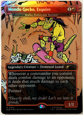 MTG Mondo Gecko, Esquire (Foil) Secret Lair TMNT: The Mighty Mutanimals 2364 NM picture