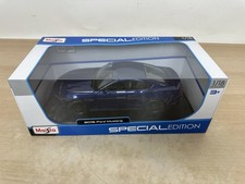 Maisto 2015 Ford Mustang GT - 1:18 Blue Special Edition Die Cast Car: New In Box picture