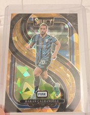 2024-25 Select FIFA Hakan Calhanoglu #135 Gold Cracked Ice /10 Inter Milan picture