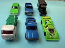 Lot Of 6 Vintage 1970s Tomica Diecast Cars 1:59 to 1:81 Scale, Made In Japan picture