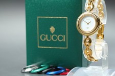 [Excellent+5 w/Box] GUCCI Change Bezel 11/12 6 Colors Women's Qz vintage watch picture