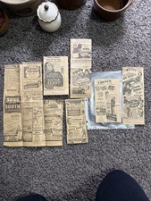 Vintage 1946-47 Movie Theater Newspaper Ads Lot Song of the South Disney picture
