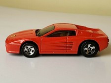 VHTF 1997 Hot Wheels RED Ferrari F512M Sports Car 5 Spoke Wheels 1:64  VERY NICE picture