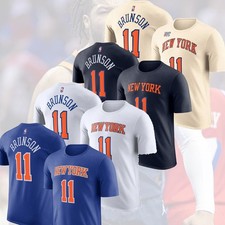 SALE - Jalen Brun.son #11 New York Knick.s 2025 Player Name & Number Fan Look picture