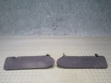 91-92 TOYOTA SW21L MR2 SET OF 2 FRONT LEFT & RIGHT SUN VISOR BLACK OEM picture
