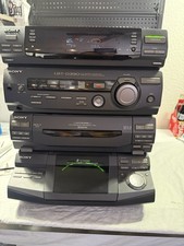 Sony LBT-D390 HCD-D390 Stereo 5 CD Changer Dual Cassette Tested No Speakers picture