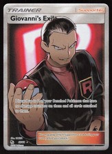 Giovanni's Exile (Full Art) Holo Ultra Rare Hidden Fates 67/68 NM picture