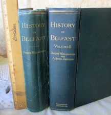 2Vols,THE HISTORY Of BELFAST,MAINE,1877,Joseph Williamson,1st Ed,Illust picture