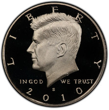 2010-S Clad Proof Kennedy Half Dollar 50C picture