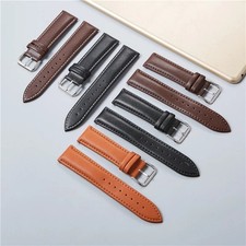 Genuine Leather Watchbands Calfskin Replace Wristwatch Straps 18mm 20mm 22mm 24m picture