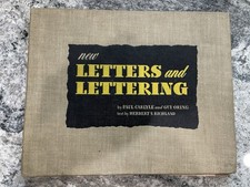 Vtg 1943 *New Letters & Lettering