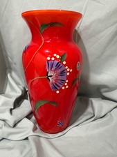 Rare Fenton Connoisseur Collection Vase, 9 Family signatures, Sue Jackson picture