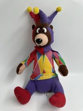 VTG 1994 Joker Jester Clown BearStuffed Animal Plush Acme PremiumSupply 11