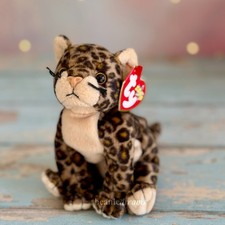 🐆 Sneaky the Leopard Cat 🐆 | Ty Beanie Baby | Birthday February 22 picture