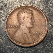 1917-S Lincoln Cent - High Quality Scans #M909 picture