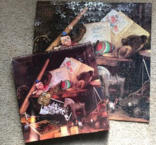 Sandpiper Whitman 500 piece Jigsaw Puzzle Childhood Treasures 1983 Toy Box picture