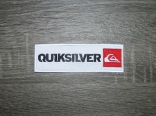 Quicksilver Surfing White/Black/White Embroidered Iron On Patch 5