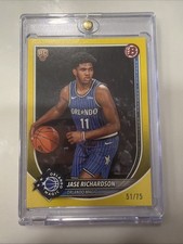 2025-26 Bowman - Jase Richardson #25 Yellow /75 (RC) picture