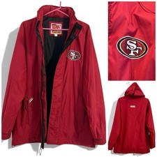 Vintage San Francisco 49ers Jacket Hooded Men’s Large GIII Carl Banks NFL 90s picture
