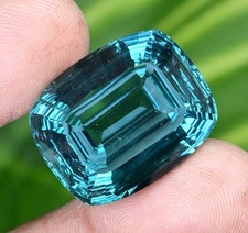 40.40 Ct Natural Greenish Neon Blue Copper Paraiba Tourmaline Certified Gemstone picture