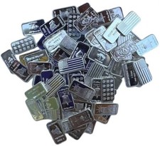 20x PURE .999 Fine Silver Bars Bullion Estate Lot Amazing Designs picture