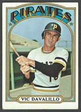 1972 Topps #785 Vic Davalillo - Pittsburgh Pirates - High # - VG picture