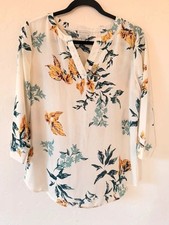 Van Heusen Boho Floral Blouse Size S picture