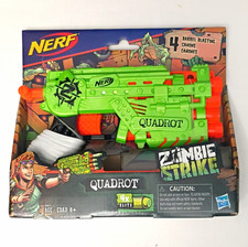 NERF Zombie Strike Quadrot 4-Barrel Dart Blaster w/ 4 Darts E2673 picture