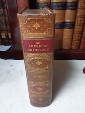 An American Anthology 1787-1900 [Hardcover] by Edmund Clarence Stedman [1900] picture