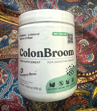 ColonBroom Psyllium Husk Fiber Powder Digestive Support Strawberry 10.05oz picture