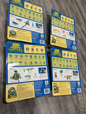 Playmates TMNT Sewer Spittin’ Turtles 4-Figure Lot Squirts Water MOC picture