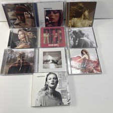 TAYLOR SWIFT Mixed Lot Of 10 MusicCDs Used Very Good Condition Reputation picture