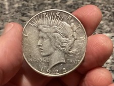 1928-S Peace Silver Dollar Coin USA Nice Semi Key Date picture