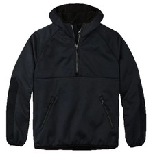Filson Granite Spire Fleece Pullover Jacket Black Wind Resistant Mens Small New picture