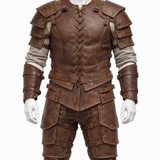Customized Medieval Knight Armor Suit Viking Crusader Combat Full Body Armor Set picture