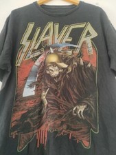 Slayer Band Rare Design New Black Short Sleeve Unisex T shirt Reprint S-5XL picture