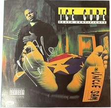 Death Certificate Ice Cube Signed Vinyl LP JSA Certified picture
