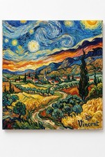 Vincent van gogh  Signed Oil Painting on Canvas picture