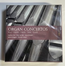 Organ Concertos 10 Cd Set SEALED Handel Soler Haydn Vivaldi Brixi Croci Schmitt picture