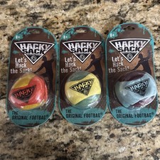 3X Hacky Sack The Original Footbag Wham-O Striker New Sealed Set of 3 COLORS picture