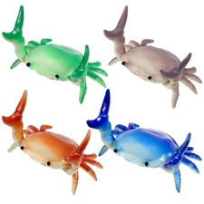 4 Pcs Desk Crab Pen Holder, Creative Weightlifting Crab Pencil Stand, Cute De... picture