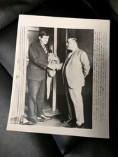 Babe Ruth After Signing 1927 Contract,Vintage 1948 International News Soundphoto picture